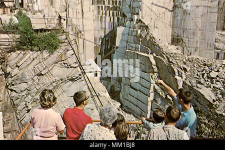Rock of Ages Carrière de granit. Barre. 1955 Banque D'Images