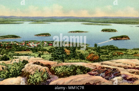 L'Acadia National Park. Bar Harbor. 1936 Banque D'Images