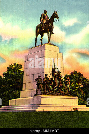 Virginia State Memorial. Gettysburg. 1945 Banque D'Images