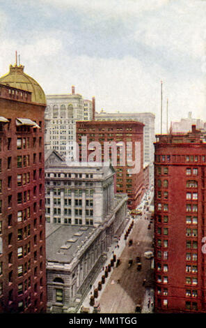 Dearborn Street. Chicago. 1915 Banque D'Images