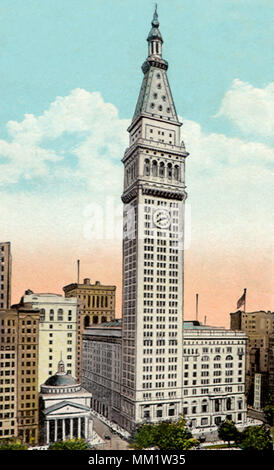 Metropolitan Life Insurance Building. La ville de New York. 1920 Banque D'Images