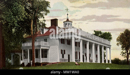 Accueil Washingtons. Mount Vernon. 1910 Banque D'Images