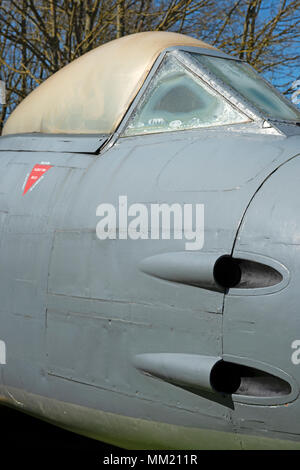 Gloster Meteor de la guerre froide en avion de chasse Banque D'Images