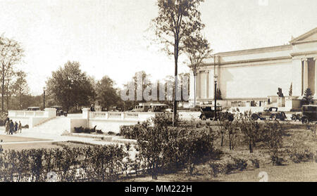 Le Cleveland Museum of Art du jardin. 1930 Banque D'Images