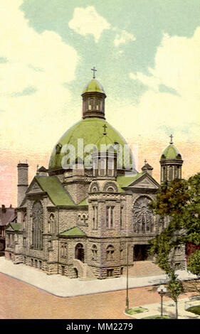 L'église du Sacré-Cœur. Dayton. 1914 Banque D'Images