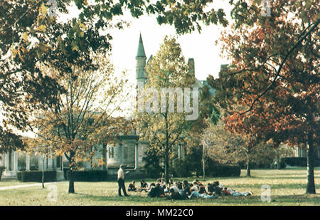 Le campus de l'Oberlin College. Oberlin. 1960 Banque D'Images