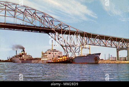 Le Harbour Bridge. Corpus Christi. 1965 Banque D'Images