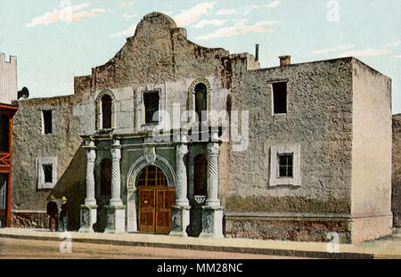 L'Alamo. San Antonio. 1910 Banque D'Images