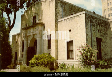 Musée d'Alamo. San Antonio. 1965 Banque D'Images