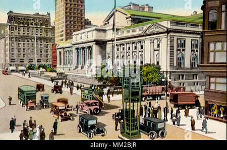 5e Avenue à la 42e Rue. La ville de New York. 1940 Banque D'Images