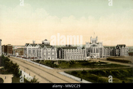 City College. La ville de New York. 1935 Banque D'Images