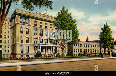 L'hôpital Saint Joseph. Paterson. 1943 Banque D'Images