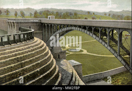 Croton Barrage. Croton-on-Hudson. 1910 Banque D'Images