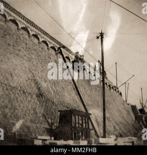 Croton Barrage. Croton-on-Hudson. 1906 Banque D'Images