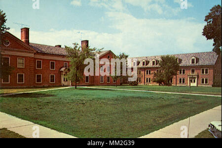 Hall de l'Université d'État. Plattsburgh. 1960 Banque D'Images