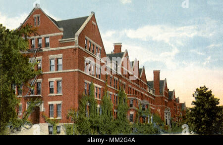 Vassar College Hall. Poughkeepsie. 1910 Banque D'Images
