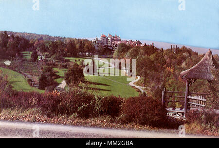 Lac Mohonk Mountain House. Mohonk. 1950 Banque D'Images