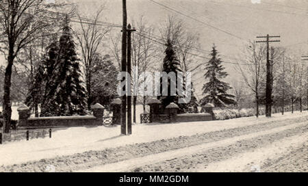 Le Speedway. White Plains.1905 Banque D'Images