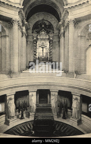Le tombeau de Napoléon. Paris. 1910 Banque D'Images