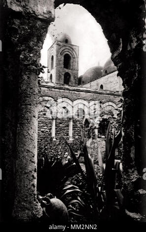 L'église de San Giovanni. Palerme. 1930 Banque D'Images