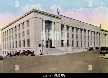 Bureau de poste. Hartford. 1930 Banque D'Images