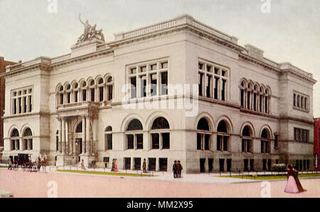 Bibliothèque publique. D'Indianapolis. 1908 Banque D'Images