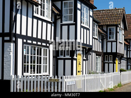 Maisons à Aldeburgh, dans le Suffolk, en Angleterre, Royaume-Uni Banque D'Images