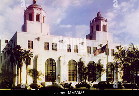 Terminal de bureau de poste annexe. Los Angeles. 1960 Banque D'Images