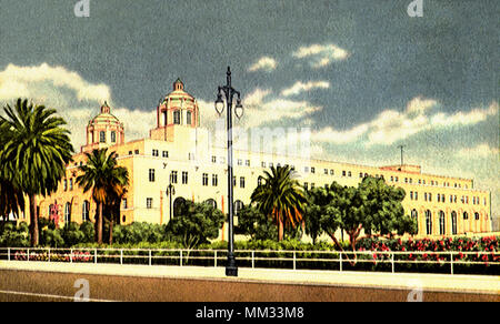 Terminal de bureau de poste annexe. Los Angeles. 1940 Banque D'Images