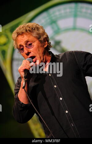 Roger Daltrey qui effectue l'opéra rock du légendaire Tommy sur scène à l'Indigo à l'O2 Arena le 21 juillet 2011 à Londres, Royaume-Uni. --- Image par © Paul Cunningham Banque D'Images