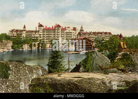 Mountain House. Lac Mohonk. 1920 Banque D'Images