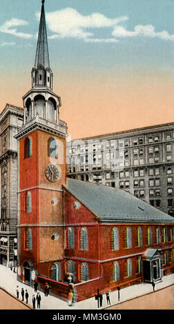 Ancienne église du Sud. Boston. 1920 Banque D'Images