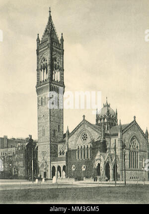 Nouvelle Vieille église du Sud. Boston. 1910 Banque D'Images