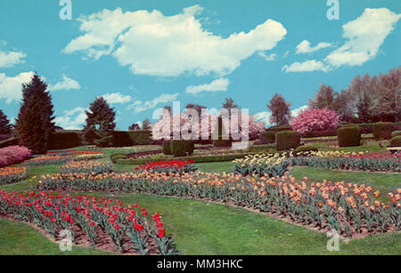 Dans les jardins et Arboretum. Hershey. 1960 Banque D'Images