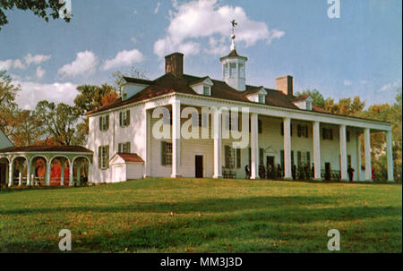 Accueil de Washington. Mount Vernon. 1960 Banque D'Images