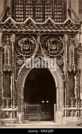 King's College Chapel. Cambridge. 1910 Banque D'Images