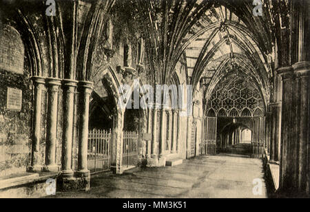 L'Abbaye de Westminster. Londres. 1910 Banque D'Images