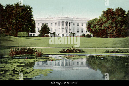 Maison Blanche. Washington DC. 1925 Banque D'Images