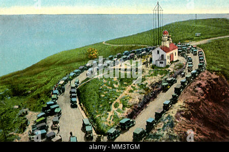 Vieux phare espagnol. San Diego. 1920 Banque D'Images
