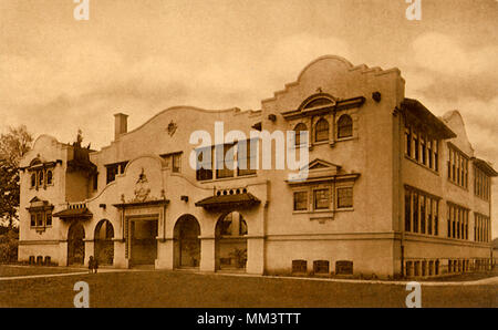 Horace Mann l'école. San Jose. 1910 Banque D'Images