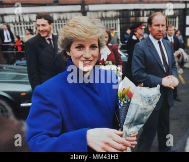 Son Altesse Royale la princesse Diana la Princesse de Galles Banque D'Images