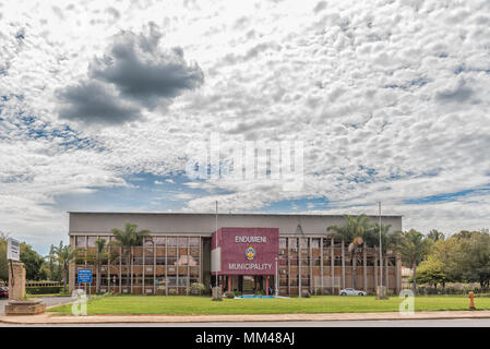 DUNDEE, AFRIQUE DU SUD - le 21 mars 2018 : Les bureaux de la municipalité de Endumeni à Dundee dans la province du Kwazulu-Natal. Dundee est partie de cette municipalités Banque D'Images