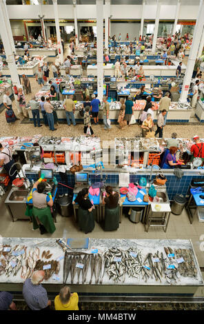 Mercado do Livramento, le principal marché alimentaire à Setúbal. Portugal Banque D'Images