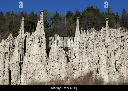 Pyramides de la terre Gasteinergraben Unterinn Ritten Tyrol du sud-Adige Italie Europe Banque D'Images