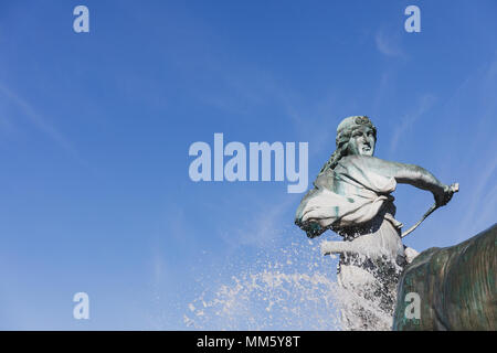 La Fontaine Gefion (Danois : Gefionspringvandet) ; Copenhague, Danemark Banque D'Images