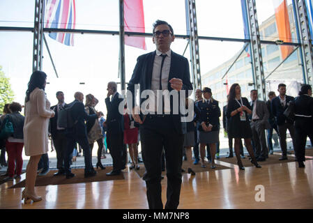 10 mai 2018 - Turin, Piémont, Italie - Turin Italy-May,10, 2018 : Nicola Lagioia Foire internationale du livre de Turin en 2018 à Turin, Italie (crédit Image : © Stefano Guidi via Zuma sur le fil) Banque D'Images