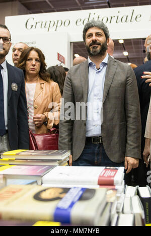 10 mai 2018 - Turin, Piémont, Italie - Turin Italy-May,10, 2018 : Roberto Fico se rend à la Foire internationale du livre de Turin 2018 à Turin, Italie (crédit Image : © Stefano Guidi via Zuma sur le fil) Banque D'Images