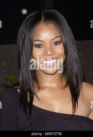 Regina Hall en arrivant à la Scary Movie 2 première à l'Avco Theatre de Los Angeles. 2 juillet 2001 © TsuniHall  jpgHall12.Regina Regina12 Red Carpet Event, Vertical, USA, Cinéma, Célébrités, photographie, Bestof, Arts, Culture et divertissement, Célébrités Topix fashion / Vertical, Best of, événement dans la vie d'Hollywood, Californie - Tapis rouge et en backstage, USA, Cinéma, Célébrités, cinéma, télévision, Célébrités célébrités musique, photographie, Arts et culture, Bestof, divertissement, Topix headshot, vertical, une personne, à partir de l'an 2001, enquête tsuni@Gamma-USA.com Banque D'Images