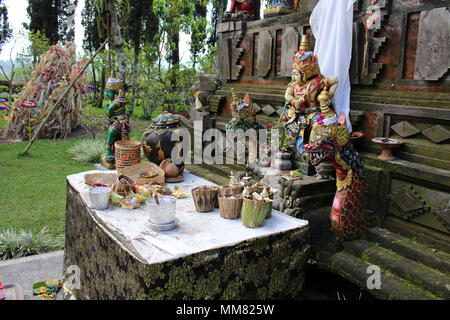 Le point de vue autour de Pura Ulun Danu Batur à Bali. Prises en mai 2018. Banque D'Images