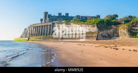 Kingsgate Bay dans la région de Margate, Kent, UK est Banque D'Images